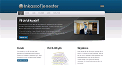 Desktop Screenshot of inkassotjenester.no